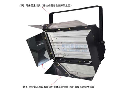  三基色冷光源燈DSR 4×36W側面圖