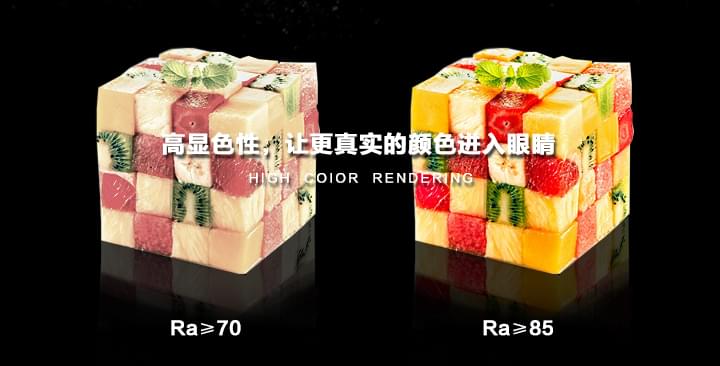 高顯色性，讓真實的顏色進(jìn)入眼睛