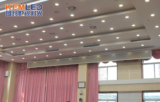 武漢市委常務(wù)216㎡會議室燈光實景圖2
