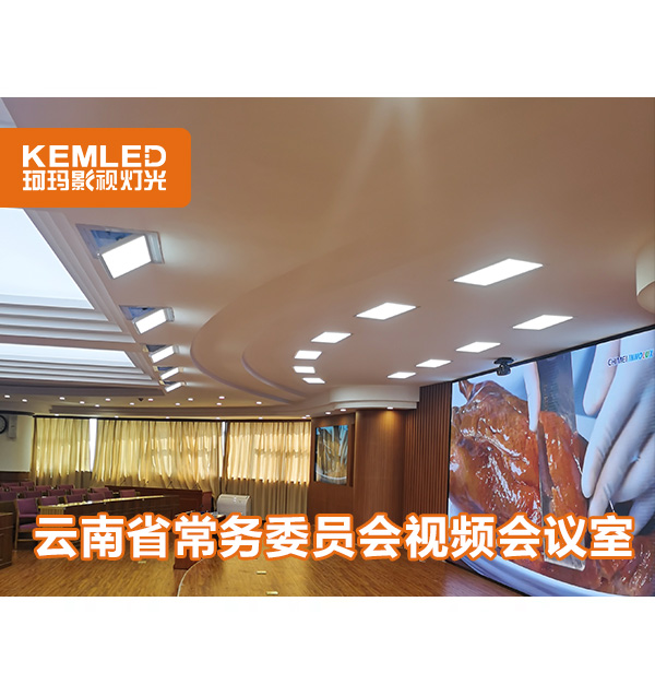 視頻會(huì)議室有背景大屏，怎么解決燈光問(wèn)題？