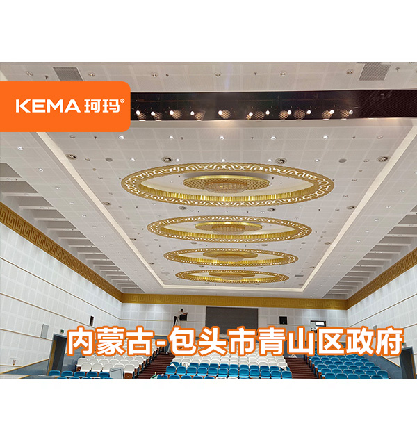 內蒙古包頭青山區(qū)政府報告廳改造：570平報告廳裝什么燈好？
