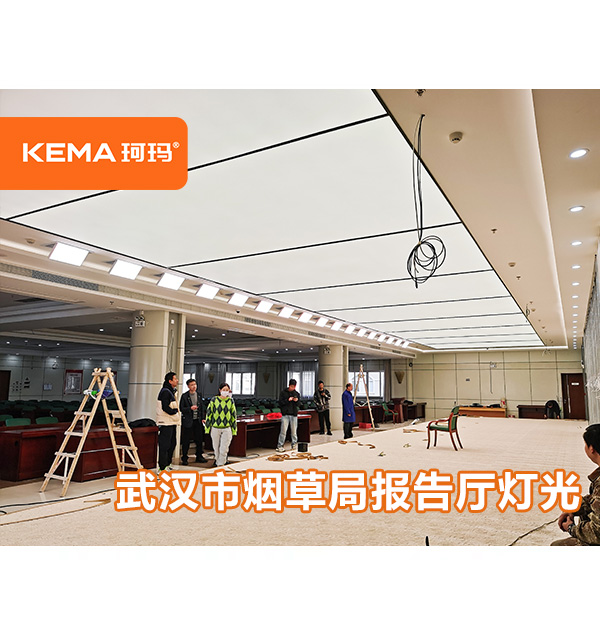 武漢市煙草局專賣局4樓報告廳:面部發(fā)黑，全場燈光昏暗咋辦？