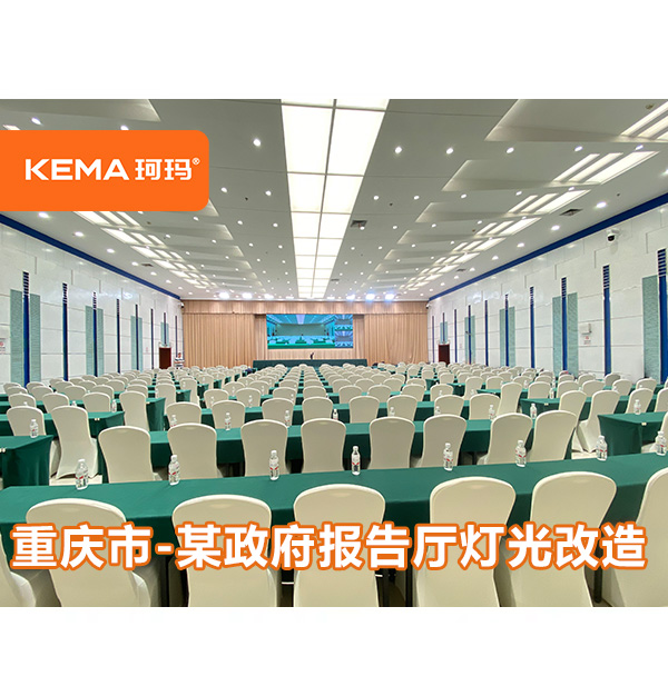 重慶市某政府視頻會(huì)議室燈光改造：原有燈具老化怎么解決？